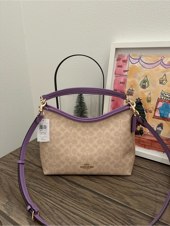 Coach Handbags - CV975 Coach Laurel Shoulder Bag In Signature Canvas(slightly flawed)bi